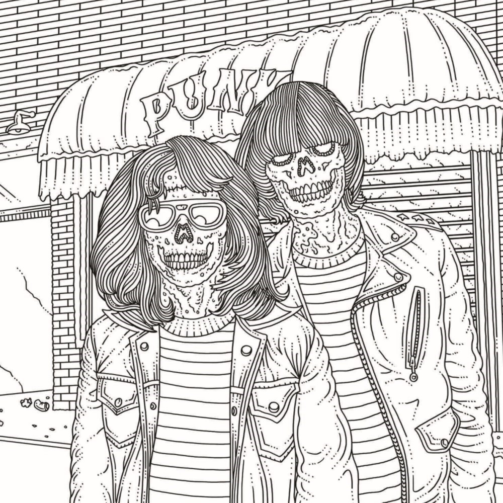 Iclist previews the beauty of horror volume haunt of fame coloring book sc