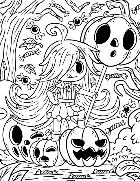 Horror coloring pages images