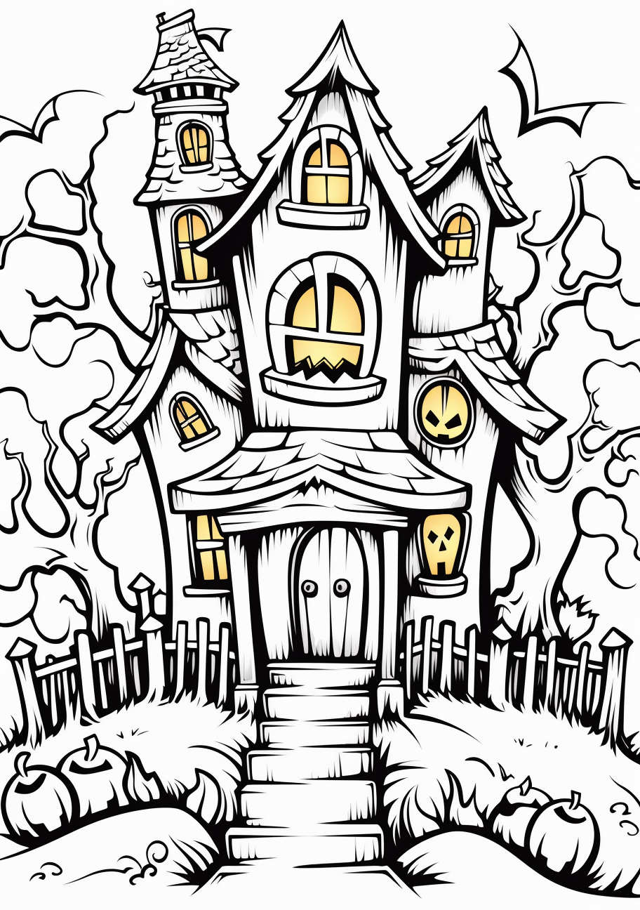 Halloween coloring fun and engaging printable creations coloring