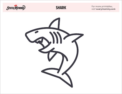 Shark coloring pages for kids that are really some