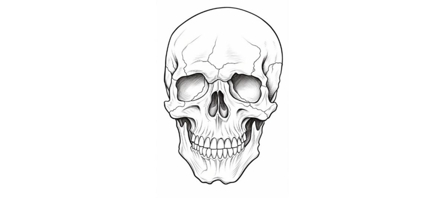 Skull coloring pages