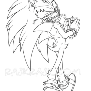 Sonic exe coloring pages printable for free download
