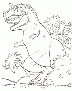 Angry t rex