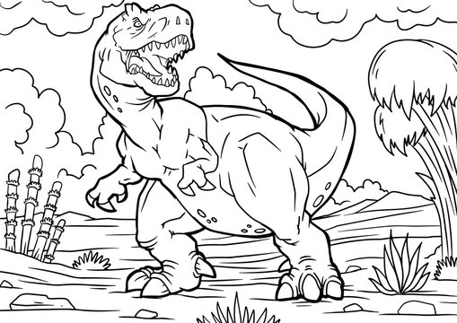 T rex drawing images â browse photos vectors and video