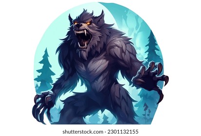 Werewolf drawing images stock photos d objects vectors
