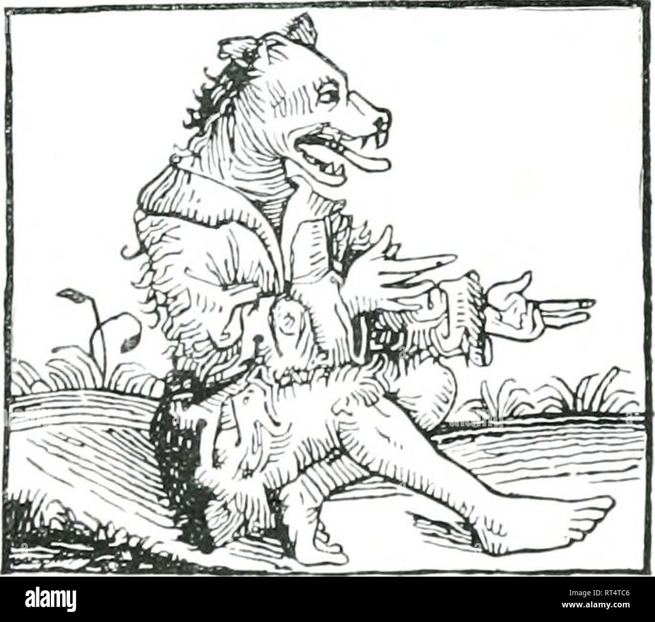 Werewolf drawing hi