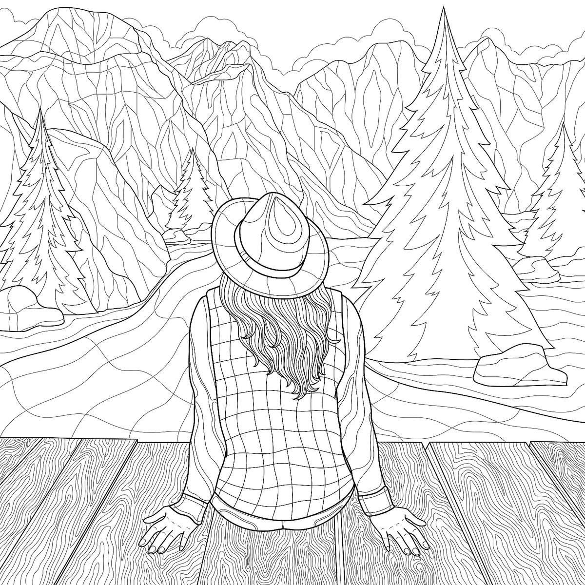 Travel coloring pages free printable coloring pages of scenic places youd want to escape to printables mom