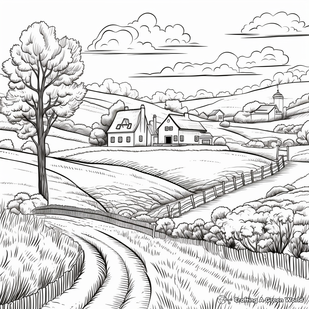 Fall coloring pages for adults