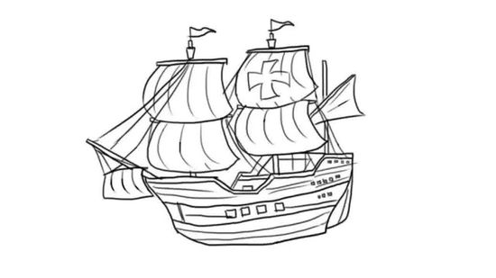 How to draw a ship with pictures