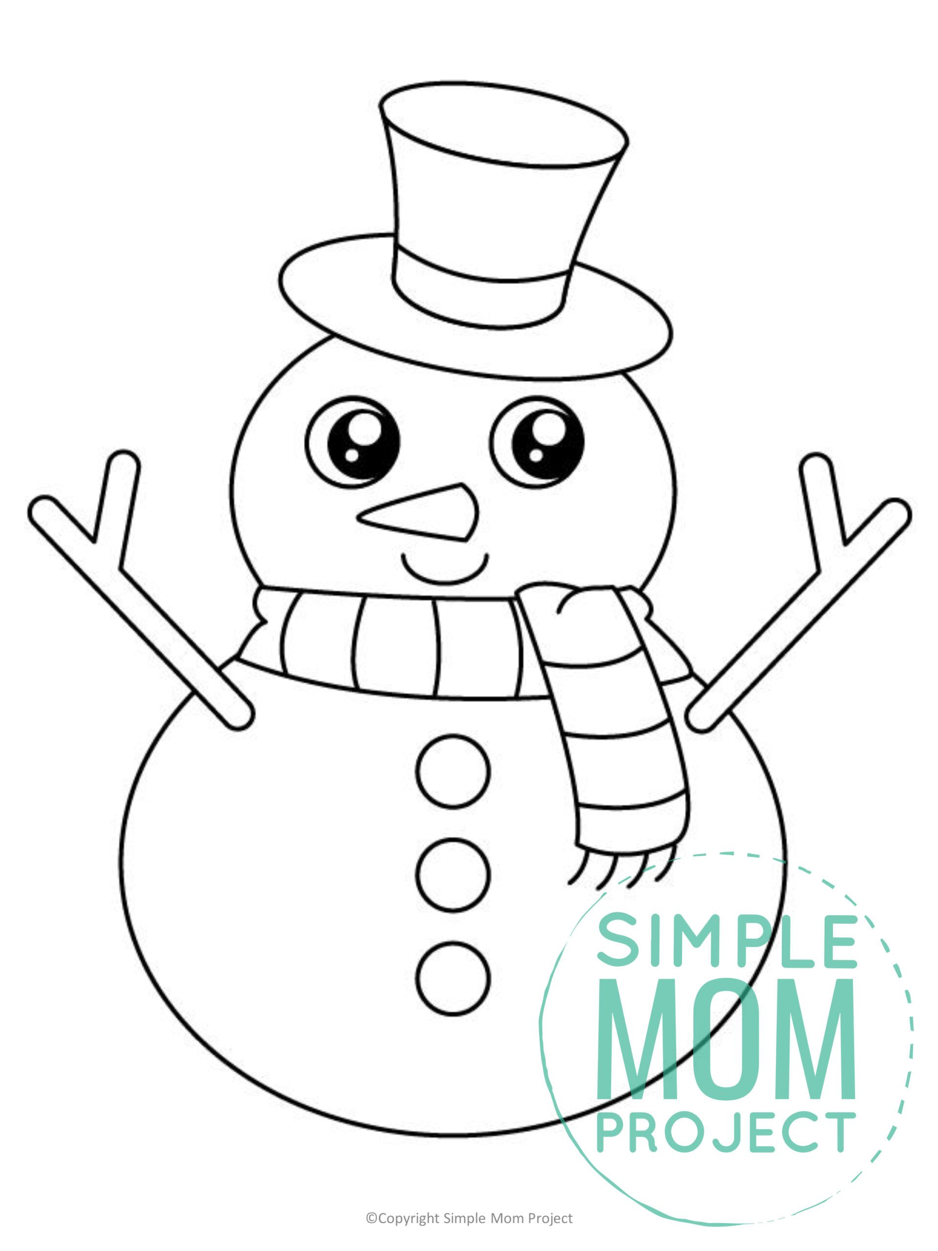 Free printable snowman template printable snowman snowman coloring pages snowman outline