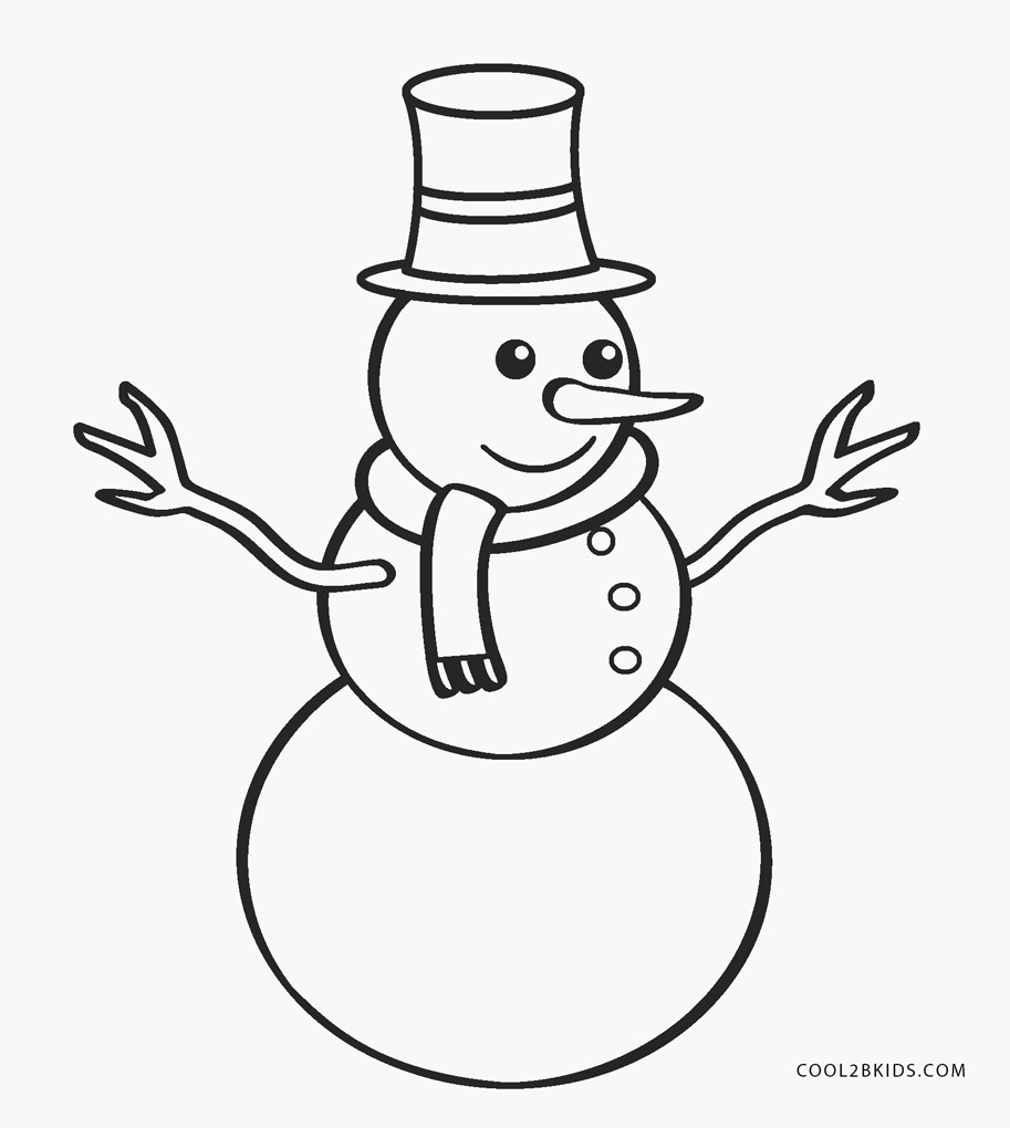 Ausmalbilder schneemann
