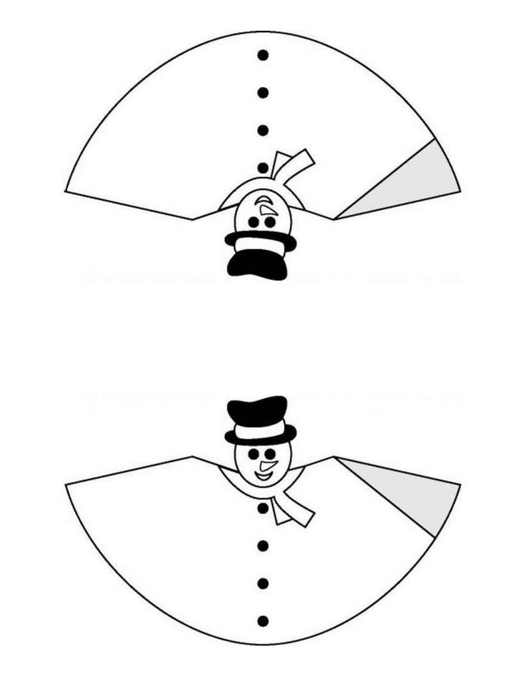 Schneemann puppe vorlage zum ausdrucken winter