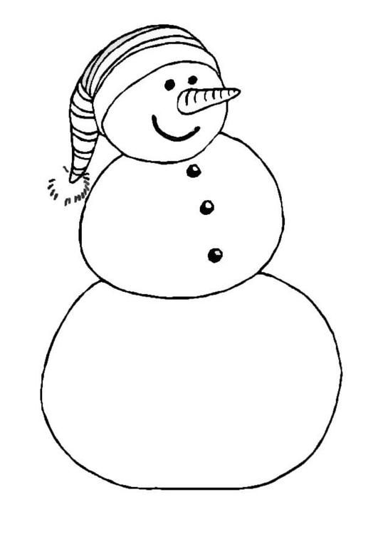 Malvorlage schneemann bilder fãr schule und unterricht schneemann