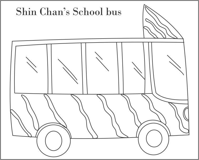 School bus coloring printable page for kids