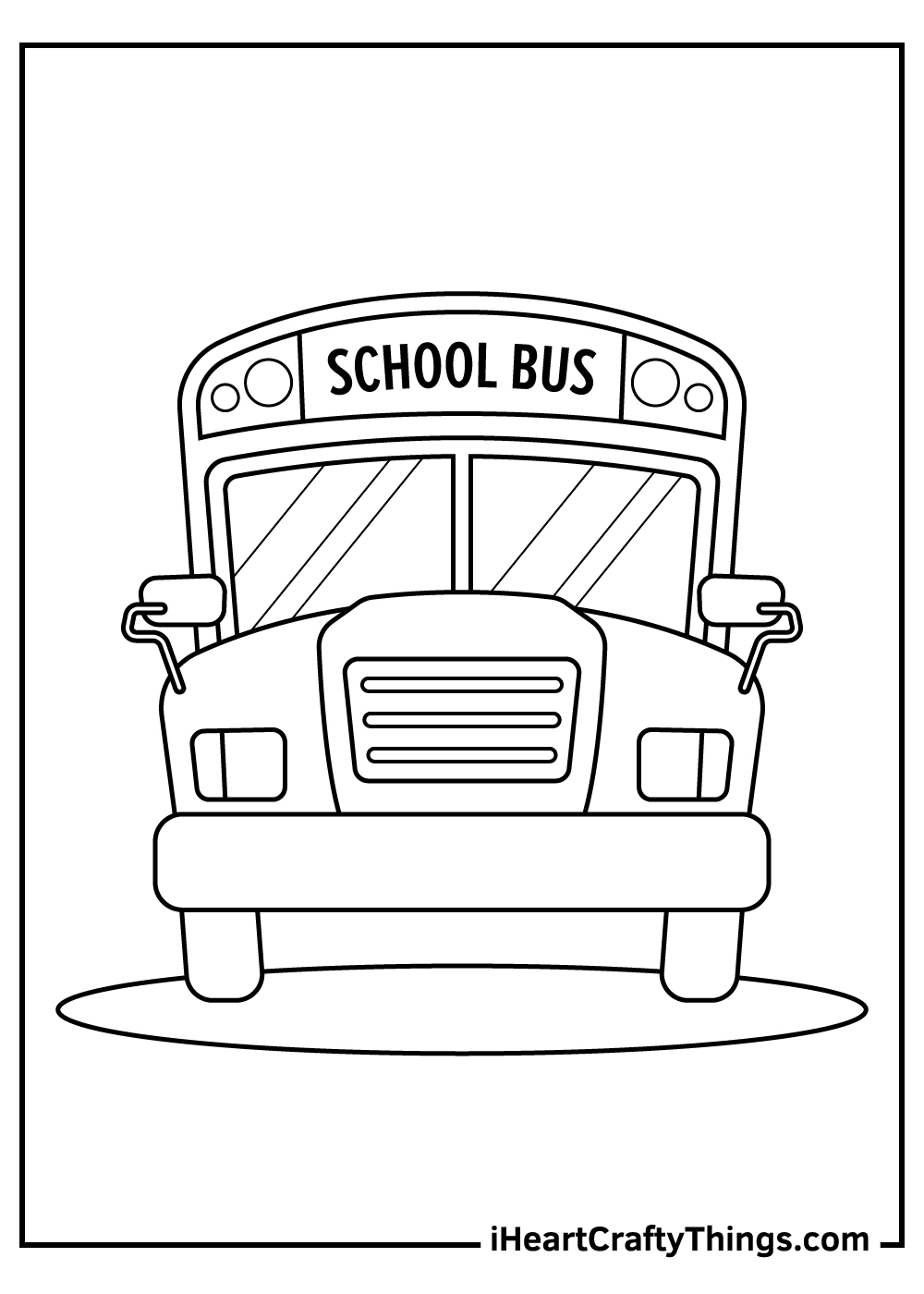 School bus coloring pages updated