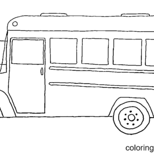 School bus coloring pages printable for free download