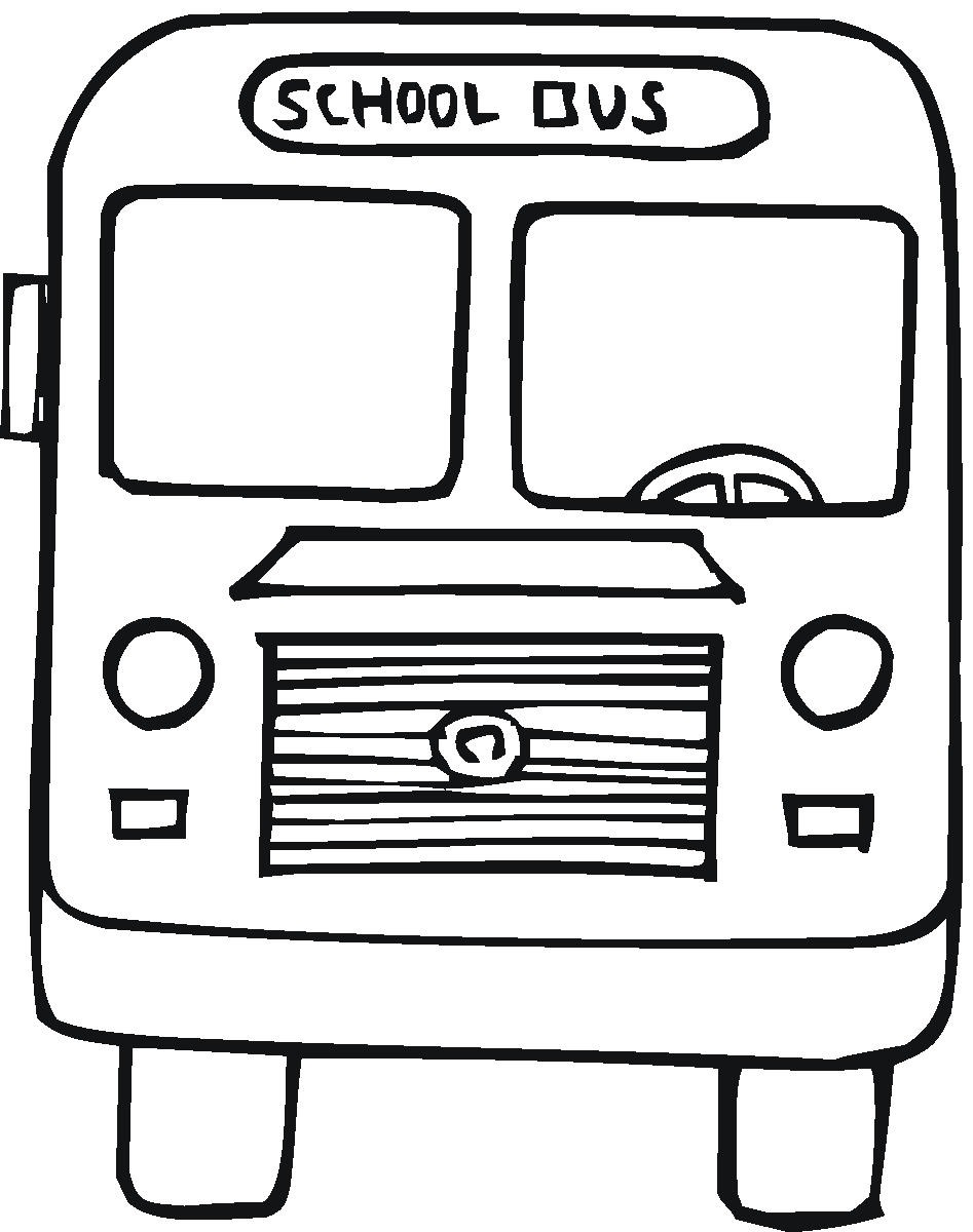 Free printable school bus coloring pages for kids