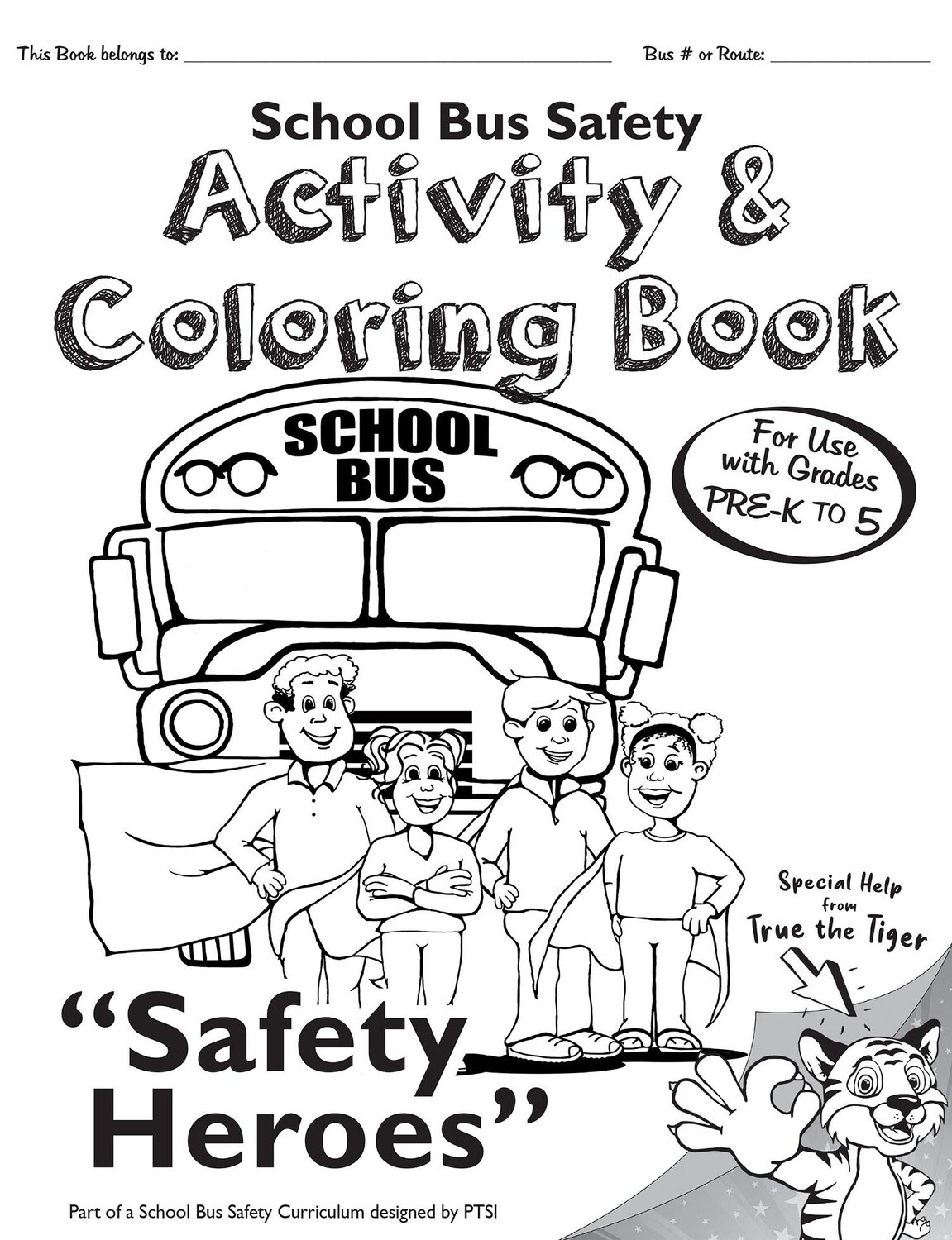 Activity coloring book