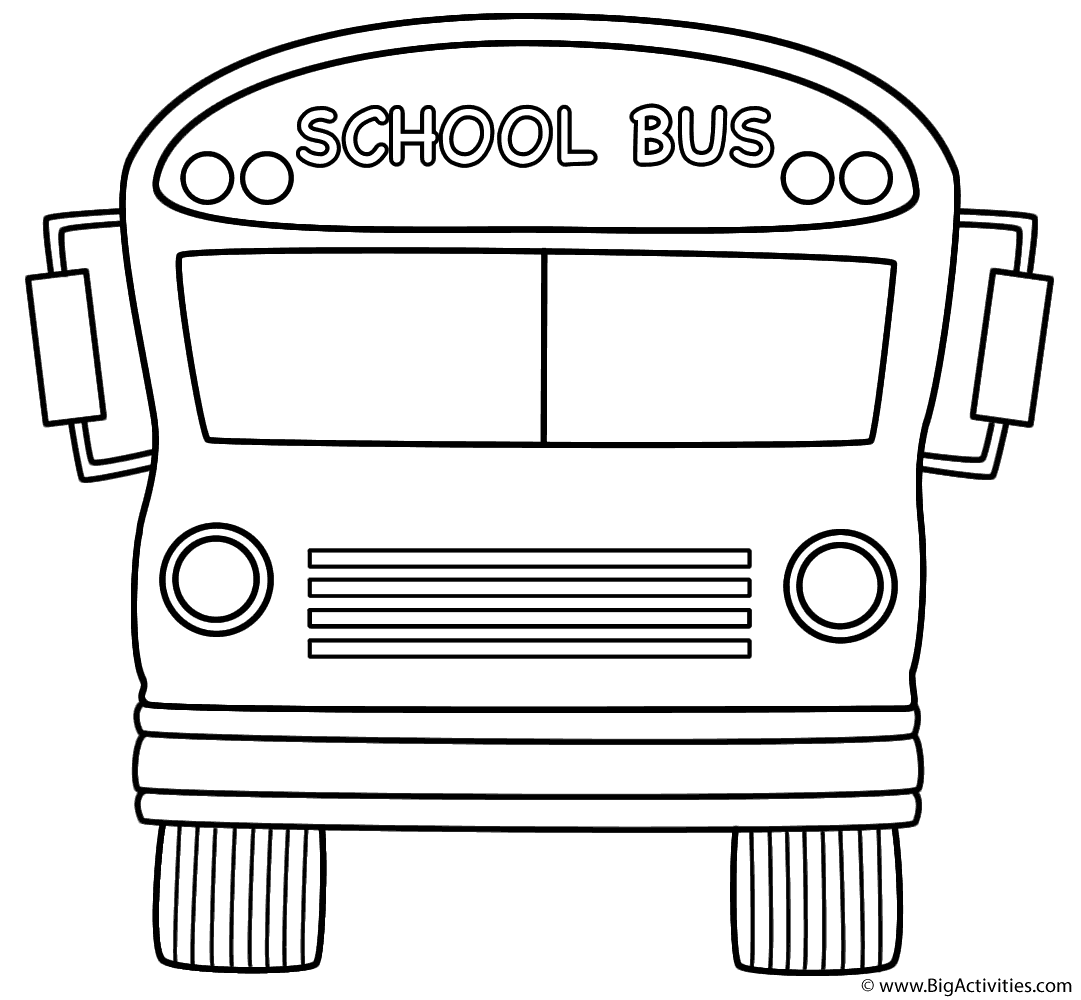 School bus front