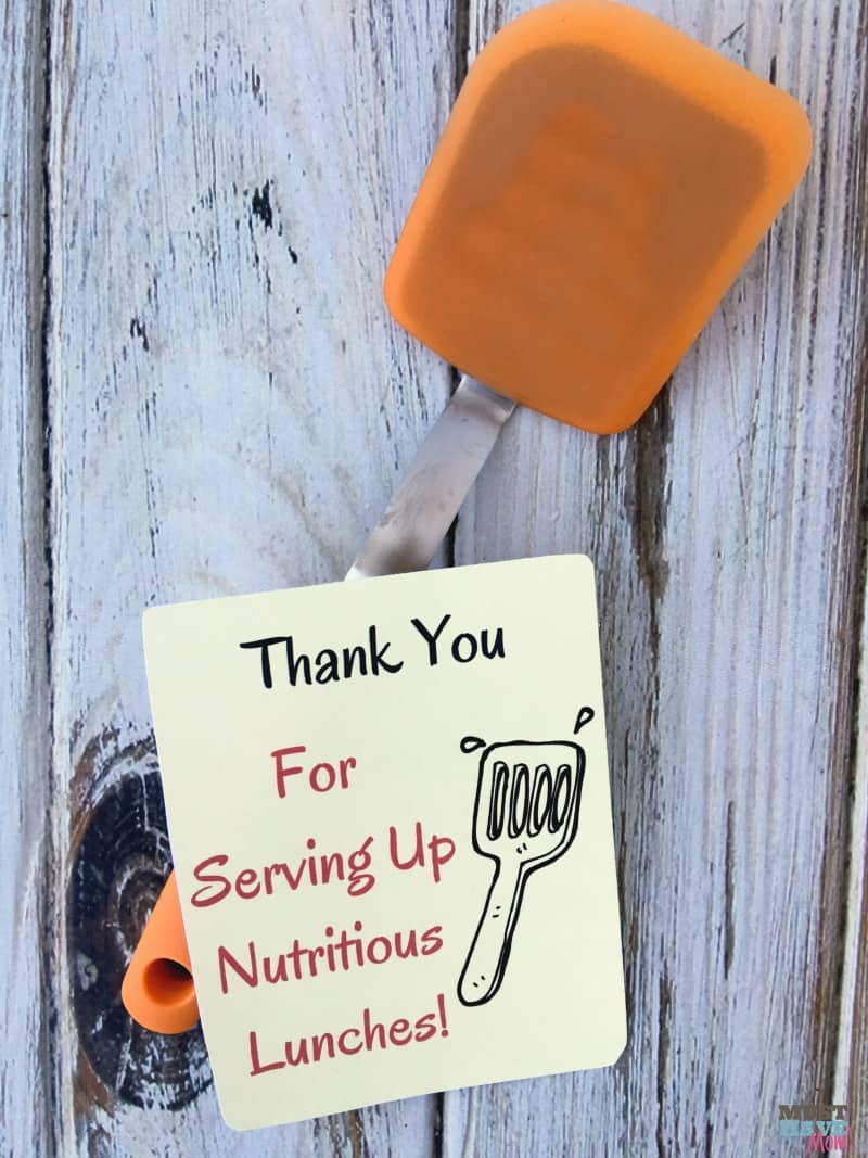 Free school lunch hero day printable thank you cards for cafeteria staff