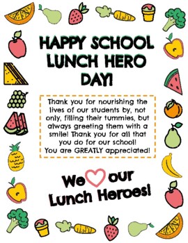 Lunch hero tpt