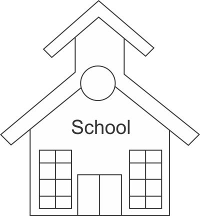 School house outline