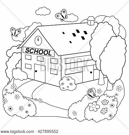 School building vector photo free trial bigstock