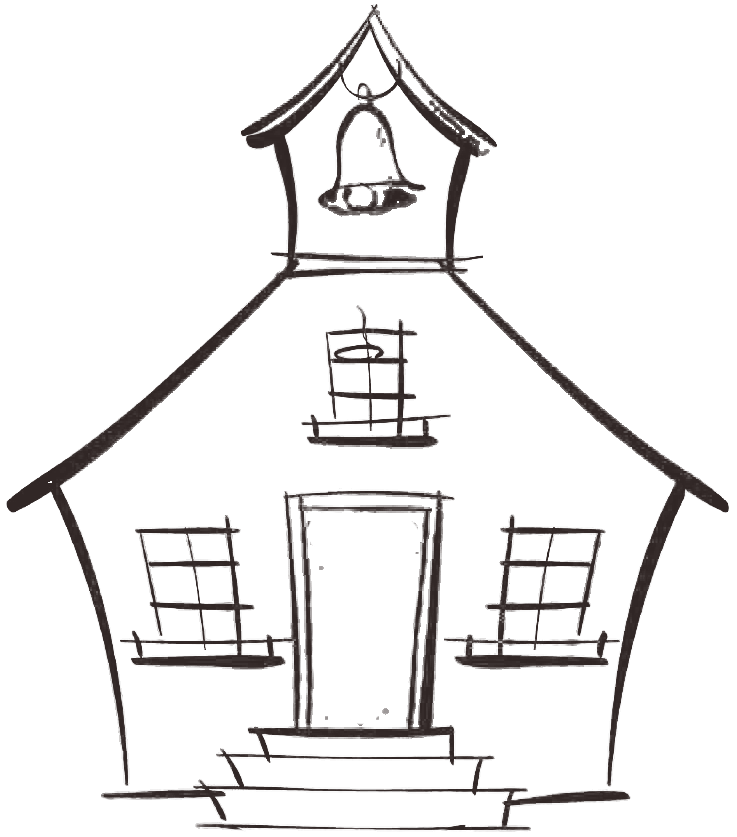 Old school house drawing hd download download transparent image