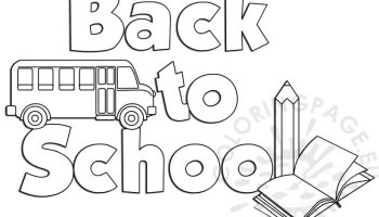 Schools out coloring sheet coloring page