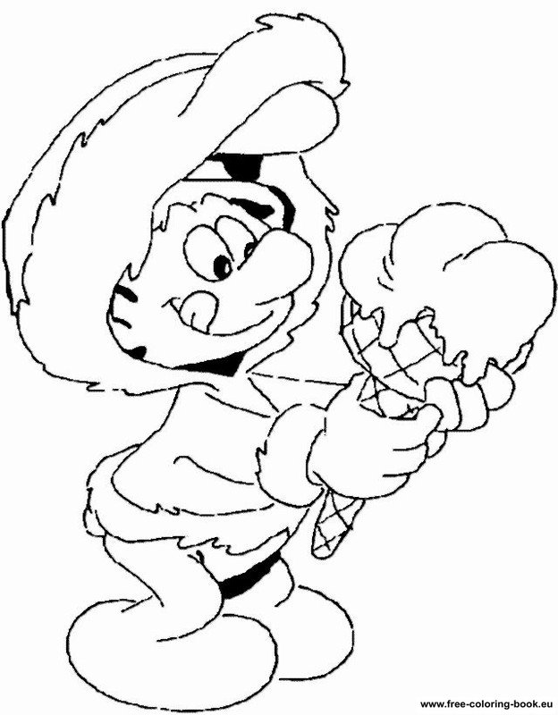 Coloring pages the smurfs