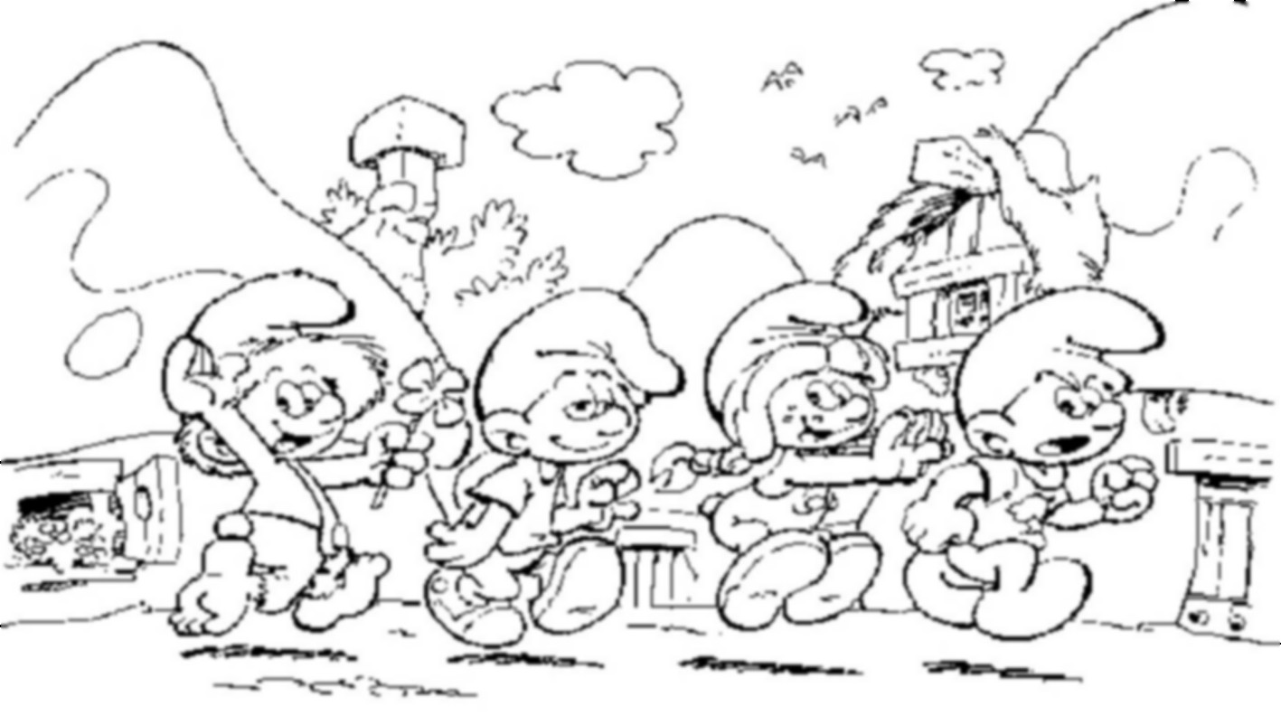 Coloring pages schtroumpfs cartoons â printable coloring pages