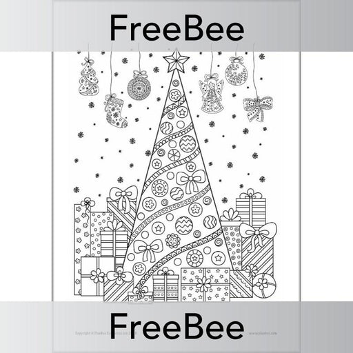 Free printable christmas colouring pages by
