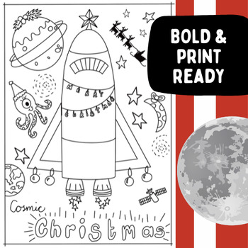 Christmas science coloring pages activity chemistry biology and physics