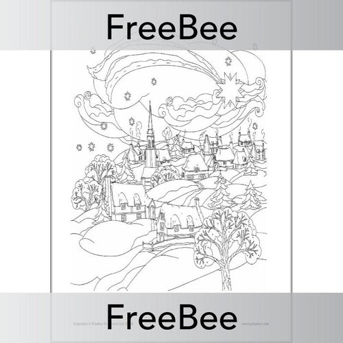 Free printable christmas colouring pages by