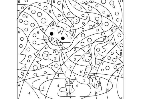 Science christmas colour by numbers teaching resources