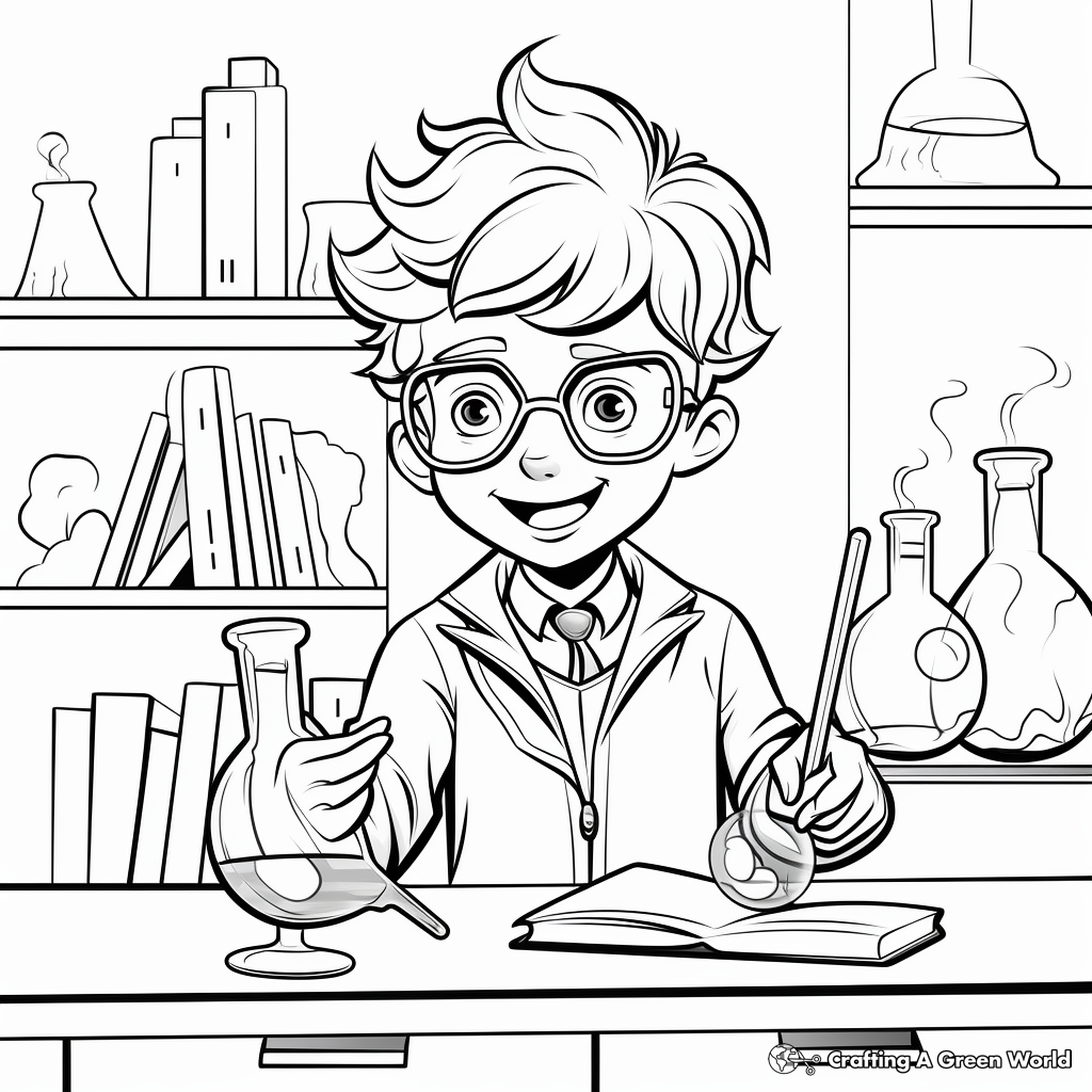Science coloring pages