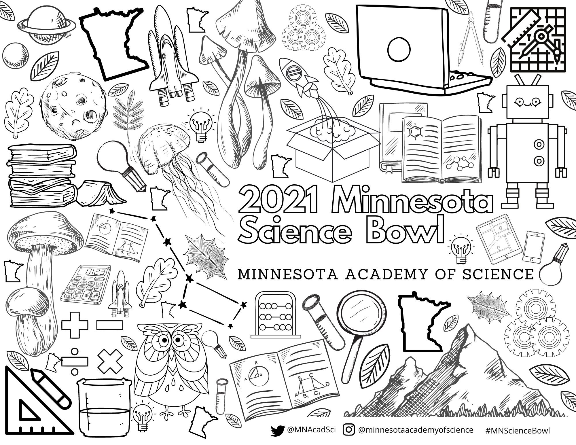 Mas stem coloring pages â minnesota academy of science