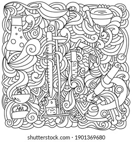 Science colouring page images stock photos d objects vectors
