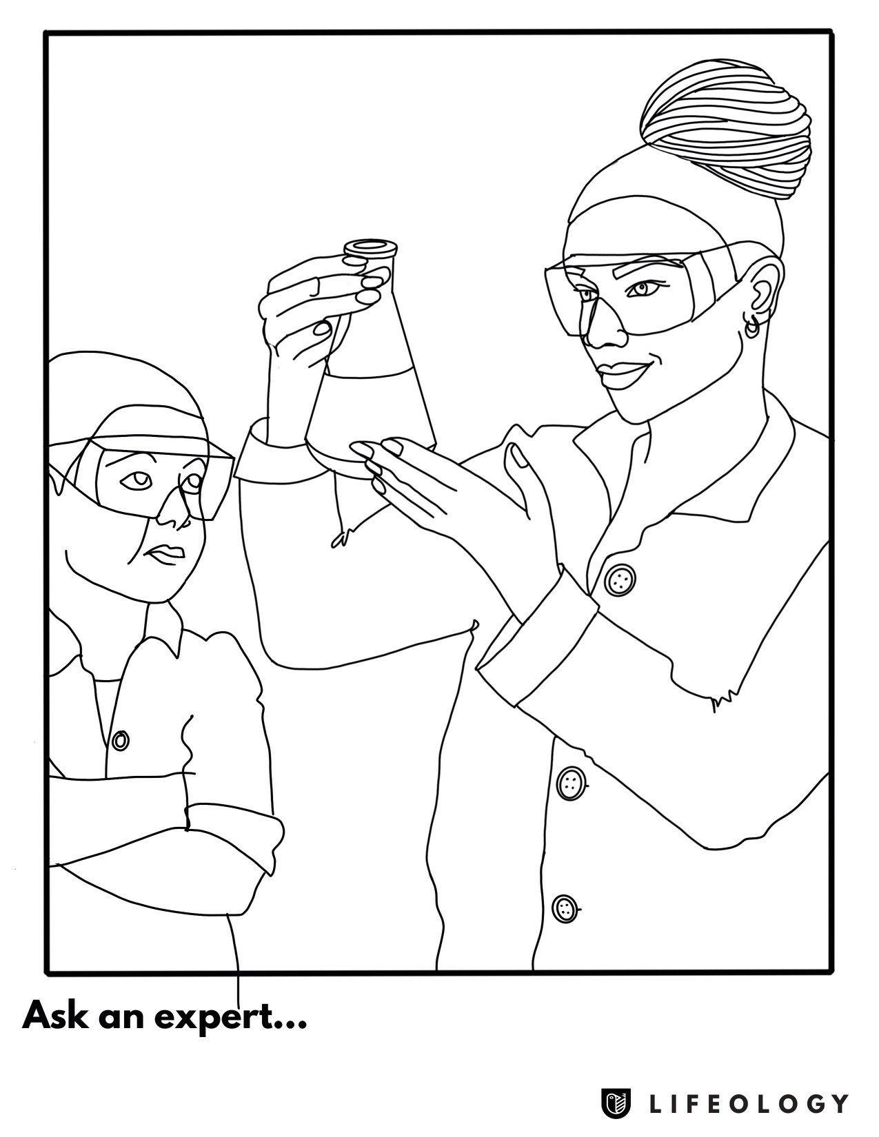Ask an expert coloring pages