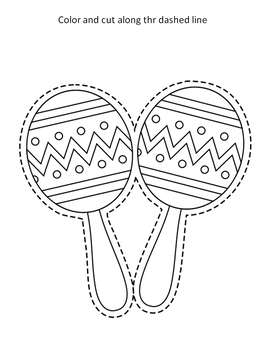 Day of the dead activities cutting practice coloring pages scissor skills