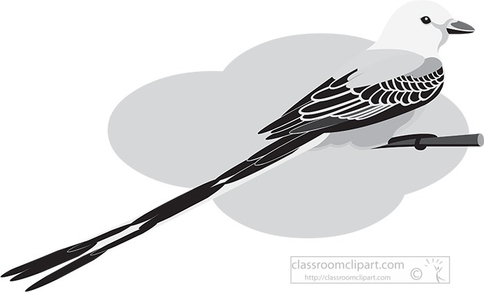 Animals gray and white clipart