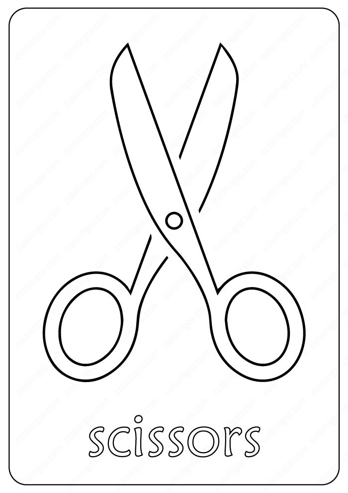Printable scissors outline coloring pages sewing machine drawing scissors drawing coloring pages