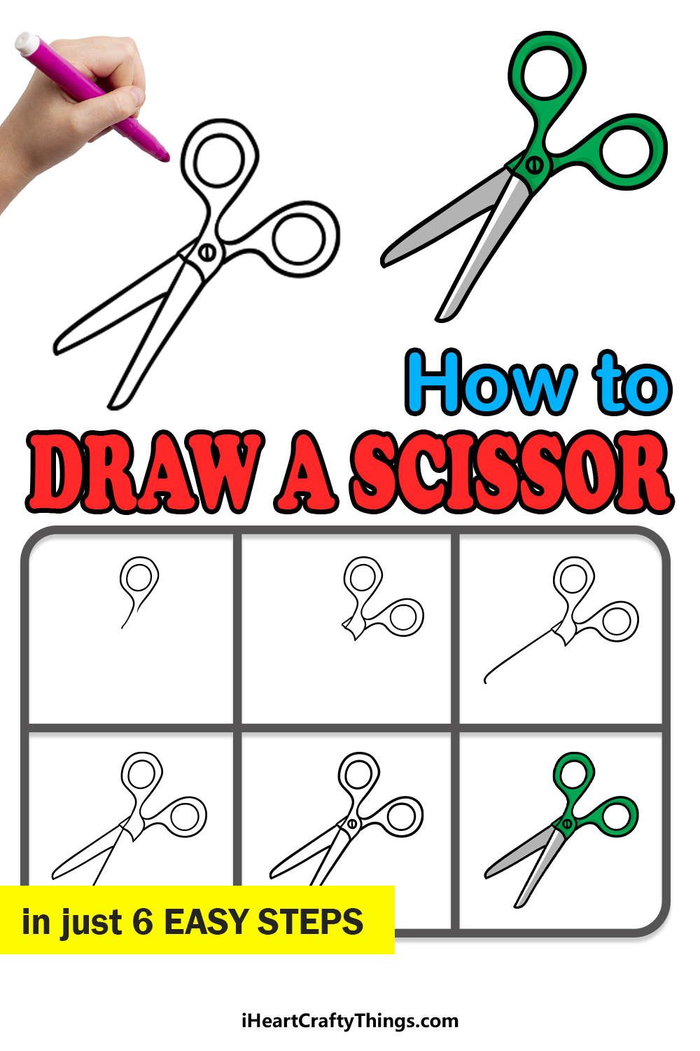 Scissors drawing