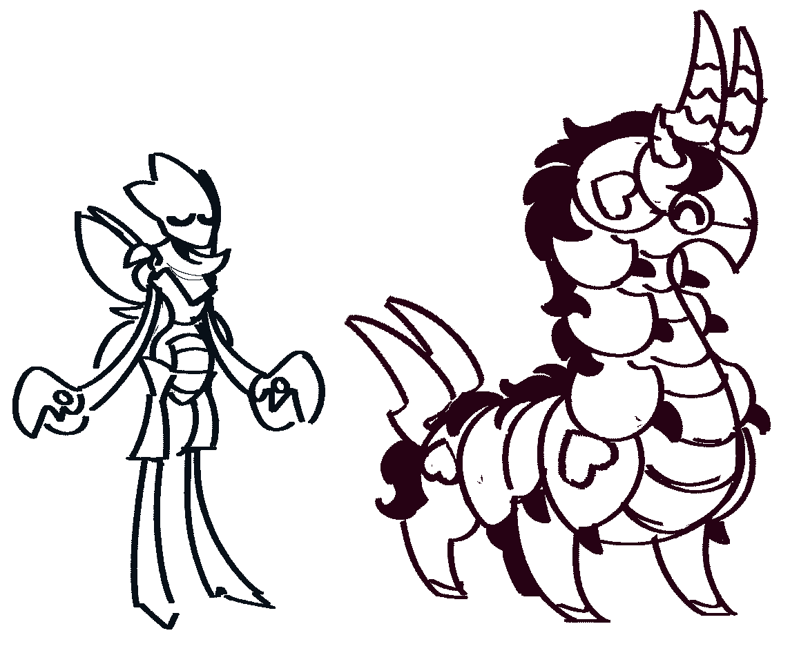 Pavs arthole â drew me and my gf as pokemon shes a scizor i am