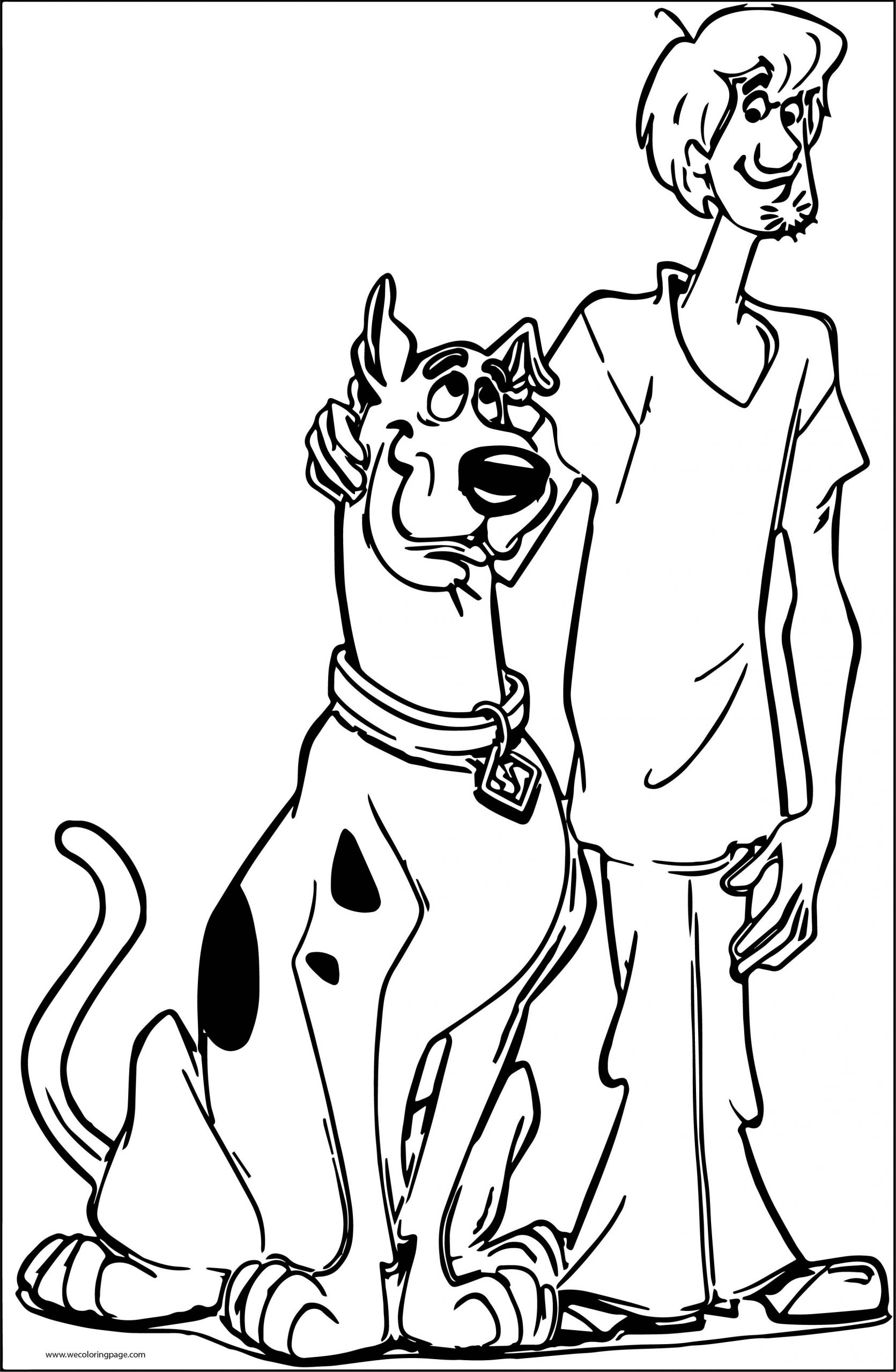 Coloring pages scooby doo coloring pages snoopy to print free kid