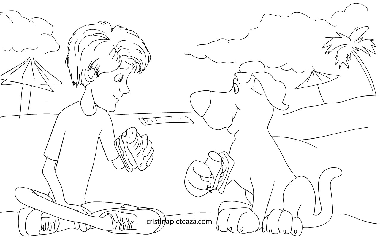 Scoob coloring pages