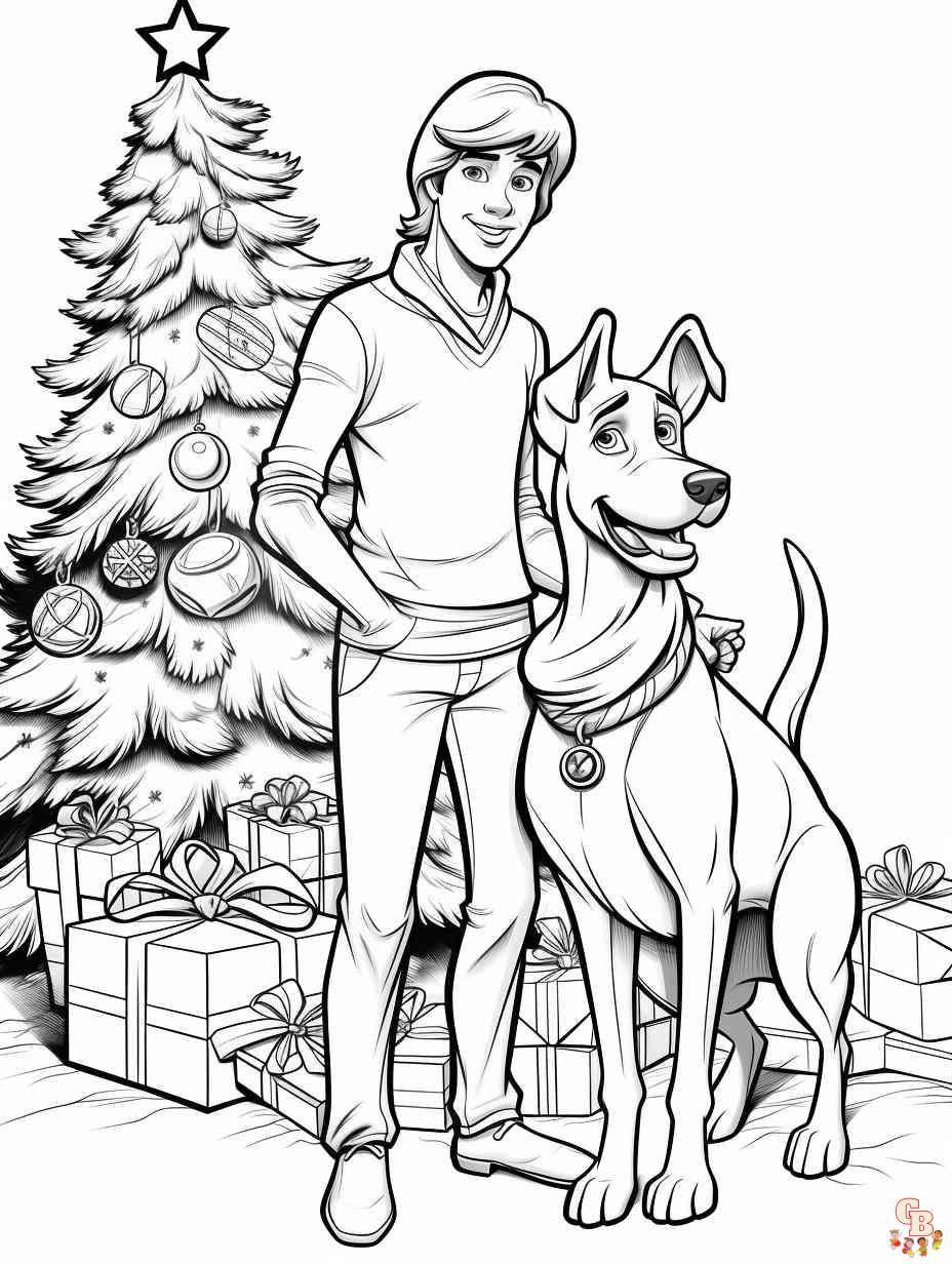 Free scooby doo coloring pages