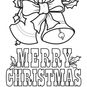 Christmas bells coloring pages printable for free download