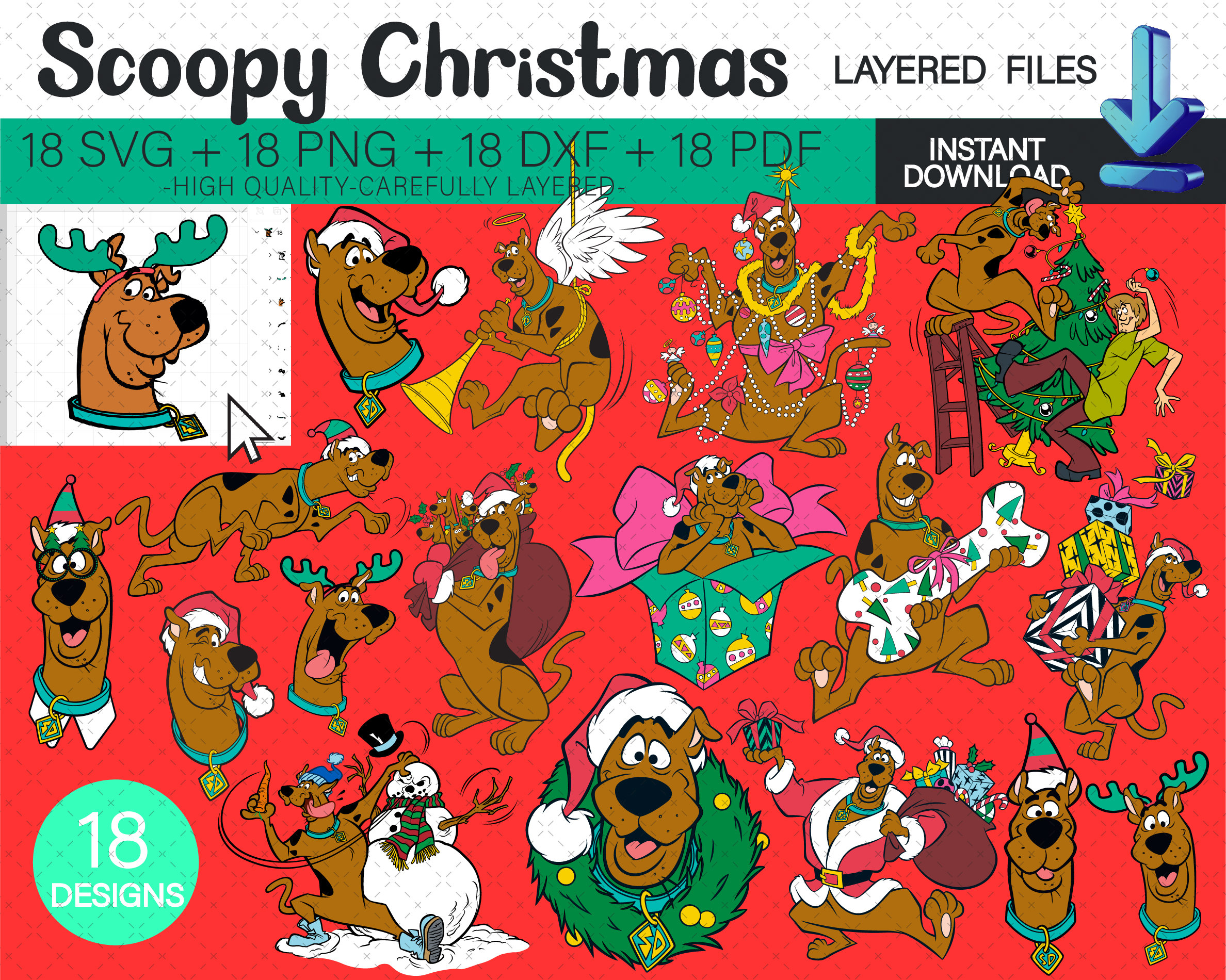 Scoobydo christmas png
