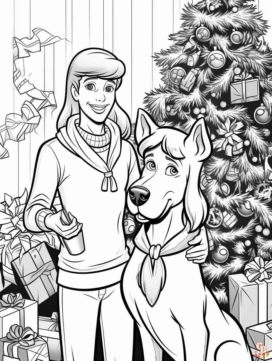 Free scooby doo coloring pages